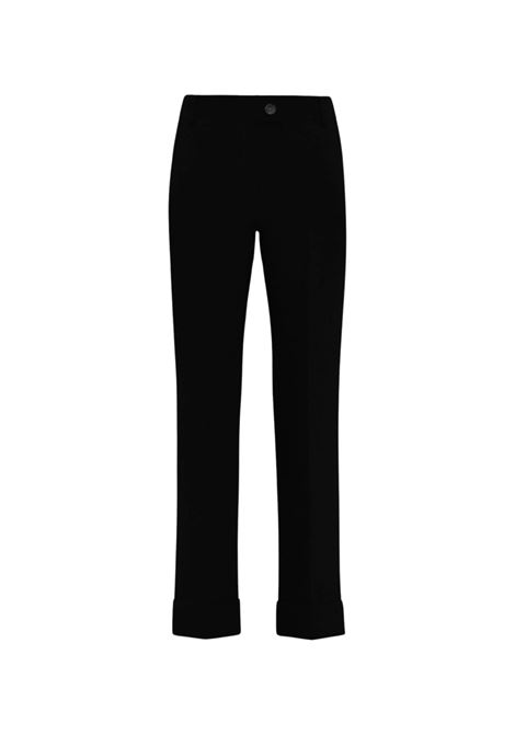 Pantalone dritto stretch - NERO Emme Marella | FAVORE008